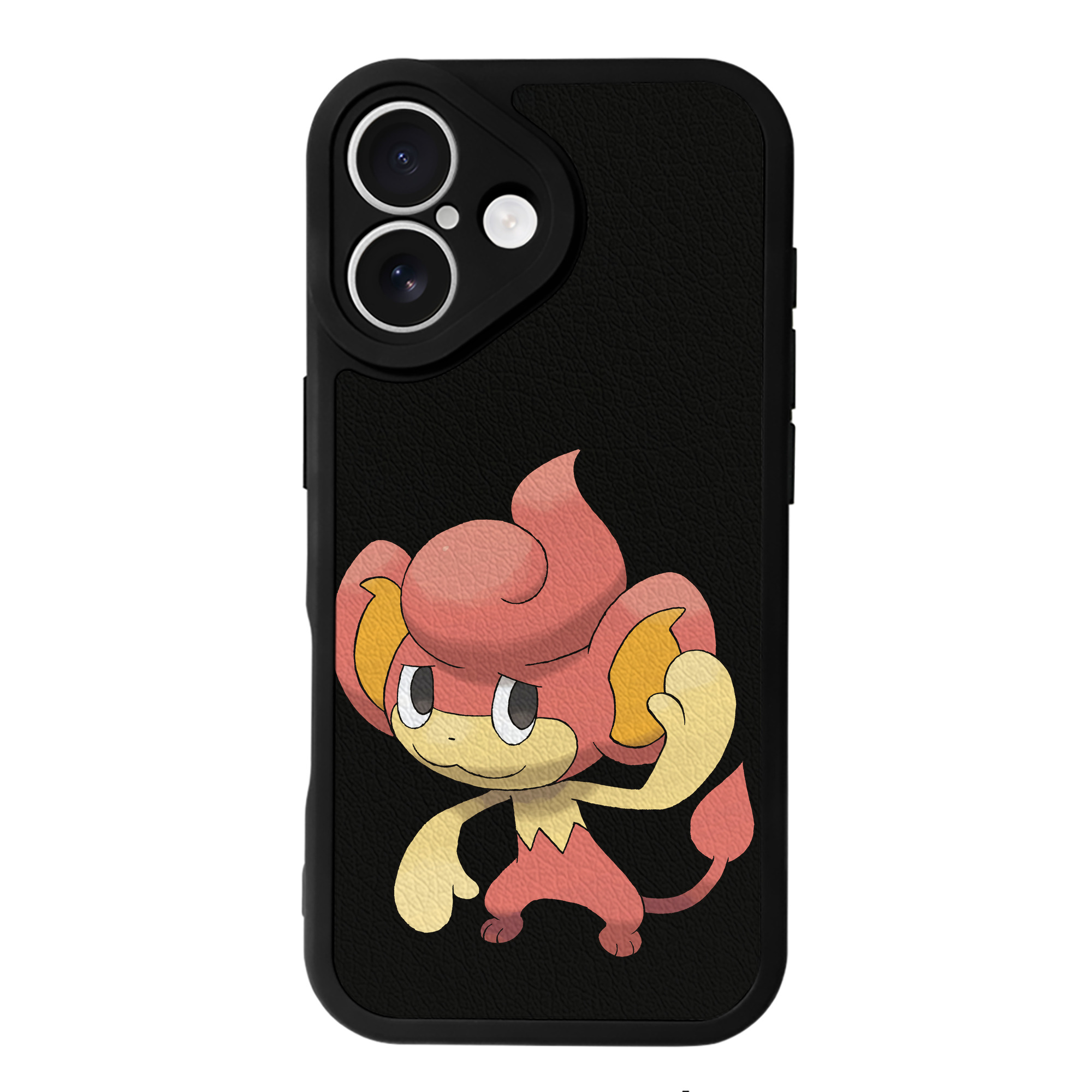 （画像用） ポケットモンスター Pokémon 【iPhone 16シリーズ対応】シリコンスマホケース（レザー調） 材質：シリコン